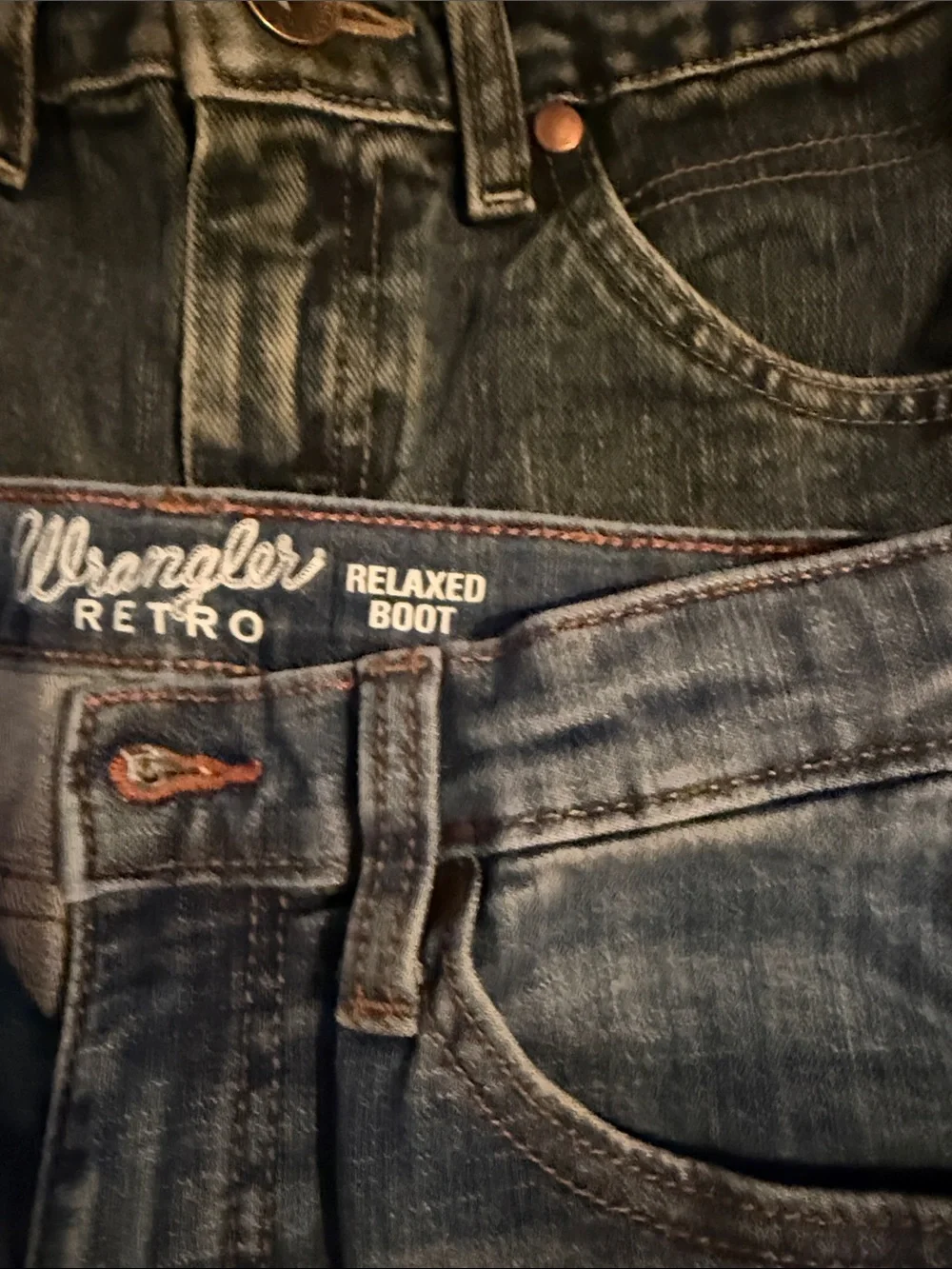 Wrangler Jeans Trio - Light Blue & Dark Blue